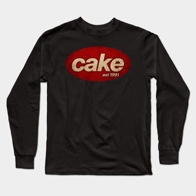 Cake - Vintage Long Sleeve T-Shirt by Skeletownn